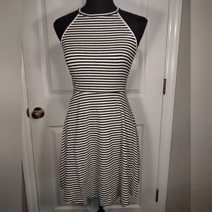 Women's Striped Skater Dress